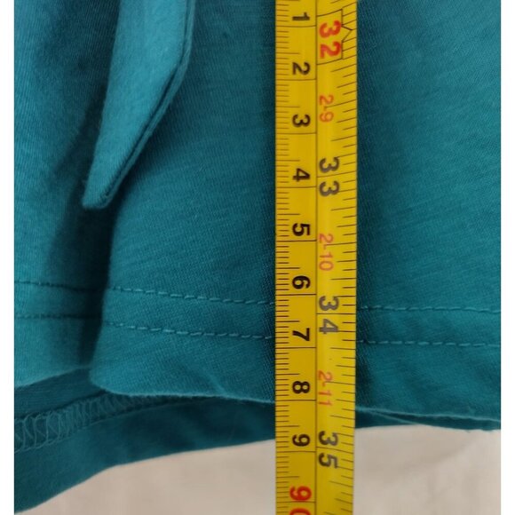 WEST LOOP Women's Teal Polyester Spandex Tie Front Wrap Dress West, NWT. - Picture 7 of 7